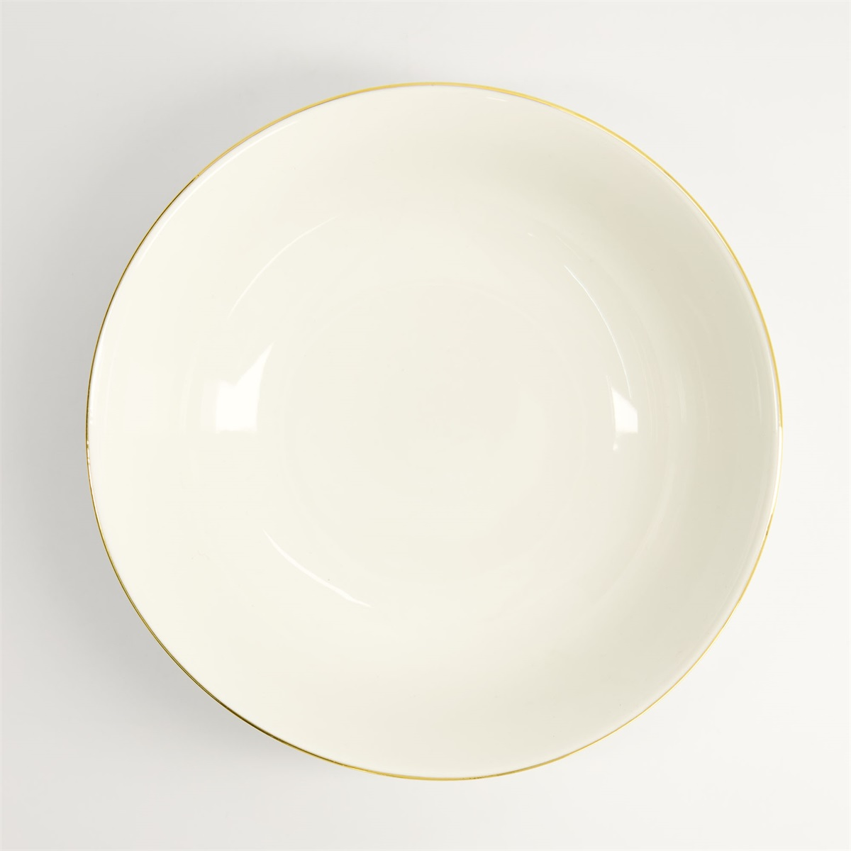 Nippon White Gold Rim Bowl 21x6.3cm 1100ml